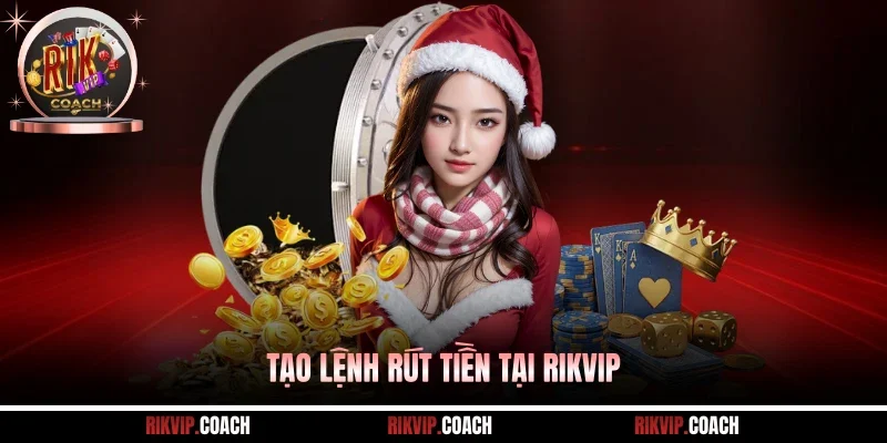 Tạo lệnh rút tiền tại Rikvip